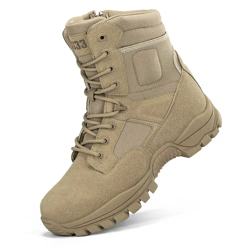 Vintage Collectible Stores - Nonslip Genuine Leather Hiking Boots Designer