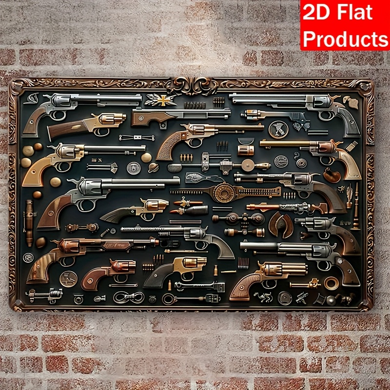 Vintage Collectible Guns - 2026 Vintage Gun Collection Metal Aluminum