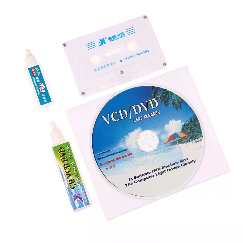 Hot CD VCD DVD Player Lens Cle - Cassette Tape Head ulasan dan harga