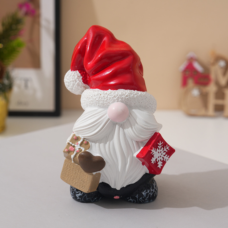 Christmas Santa Resin Ornament - Vintage Collectible Santa ulasan dan harga