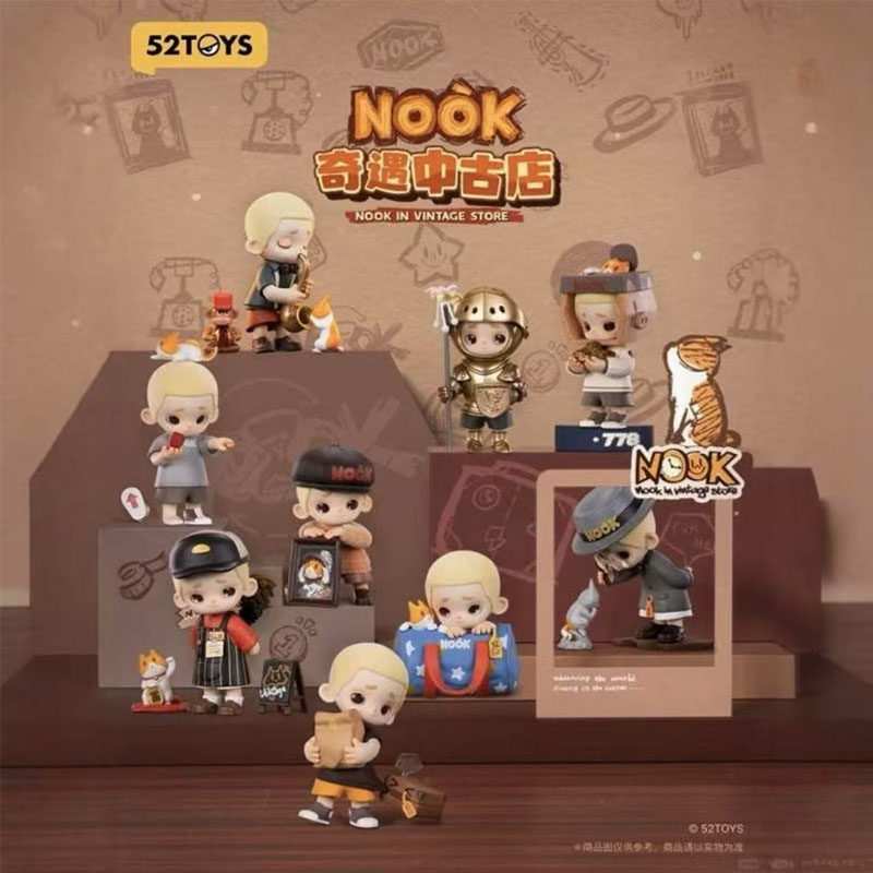 New 52TOYS Blind Box Nook In V - Vintage Collectible Stores ulasan dan harga