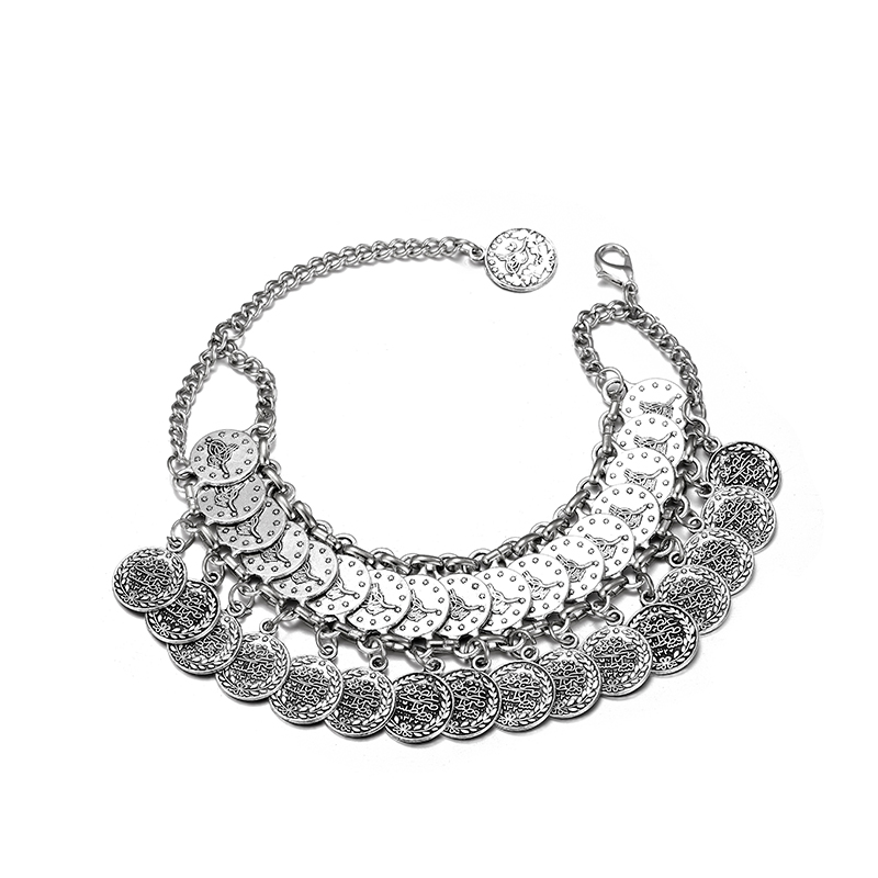 Ethnic Boho Handmade Chain Adj - Vintage Collectible Coins ulasan dan harga