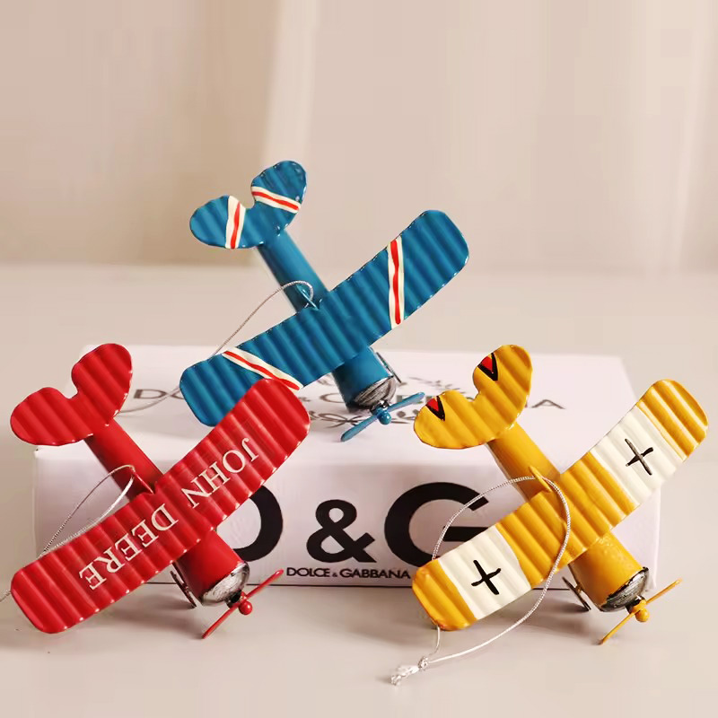 Vintage Metal Airplane Model R - Vintage Collectible Ornaments ulasan dan harga