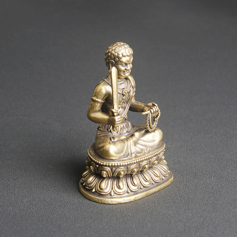 Vintage Brass Fudo Myoo Buddha - Vintage Collectible Ornaments ulasan dan harga