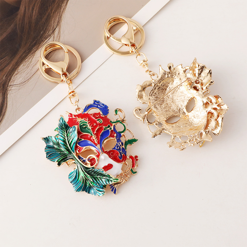 Venetian Carnival Gold Mask Ke - Vintage Collectible Accessories ulasan dan harga