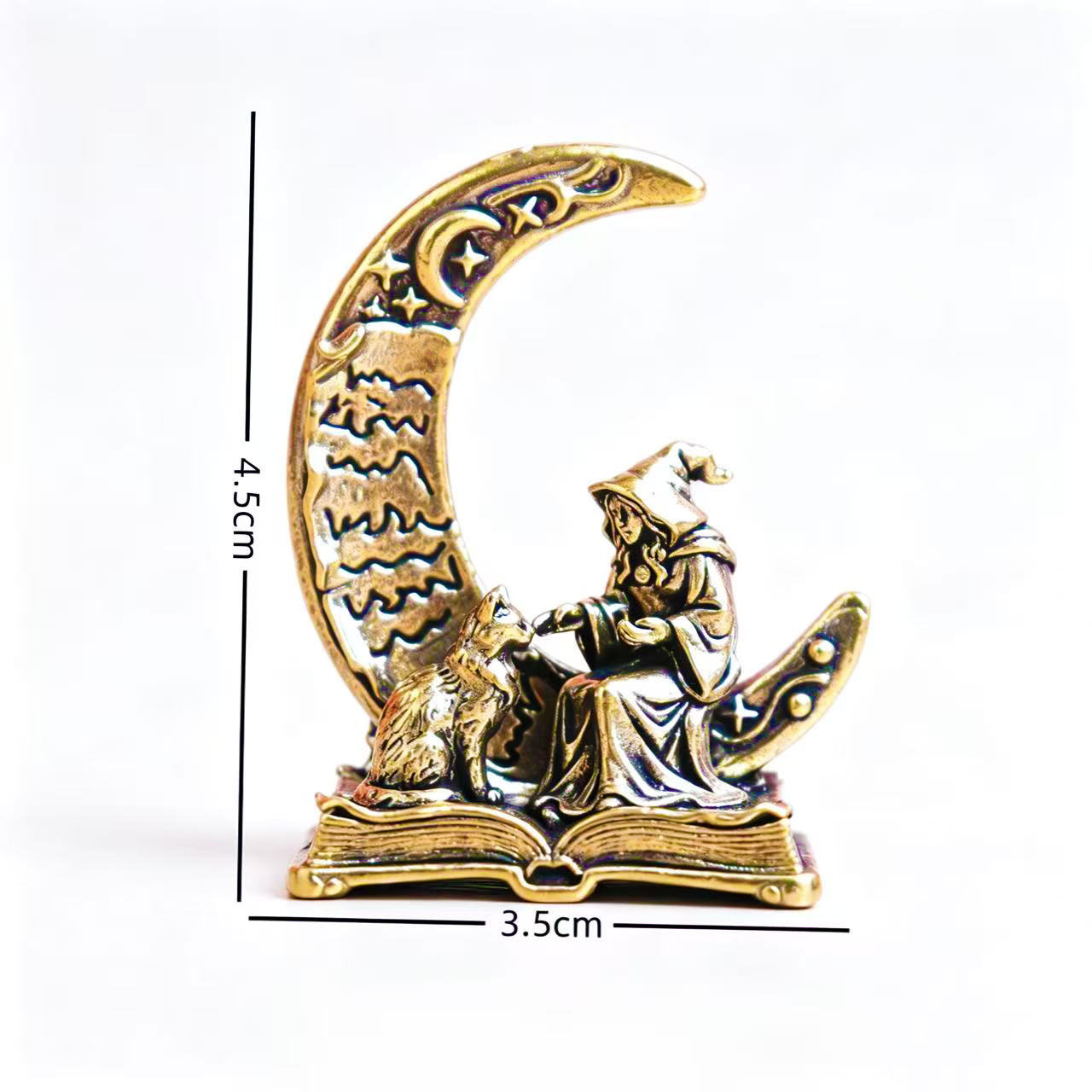 Brass Moon Witch Decoration St - Vintage Collection ulasan dan harga