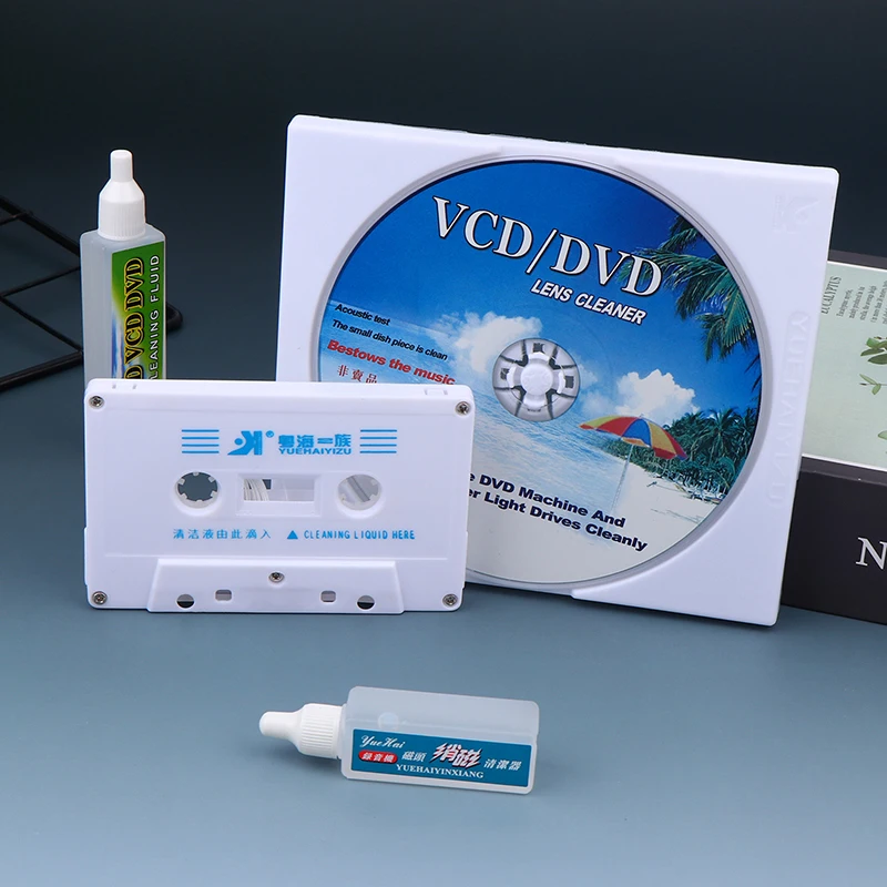 CD VCD DVD Player Lens Cleaner - Cassette Tape Head ulasan dan harga