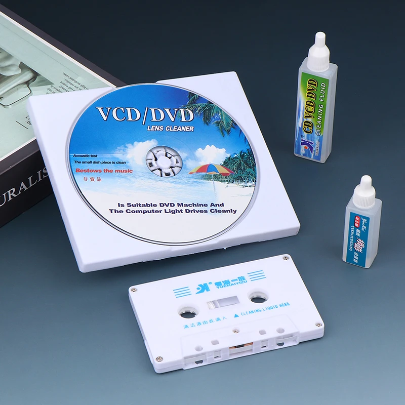 CD VCD DVD Player Lens Cleaner - Cassette Tape Head ulasan dan harga