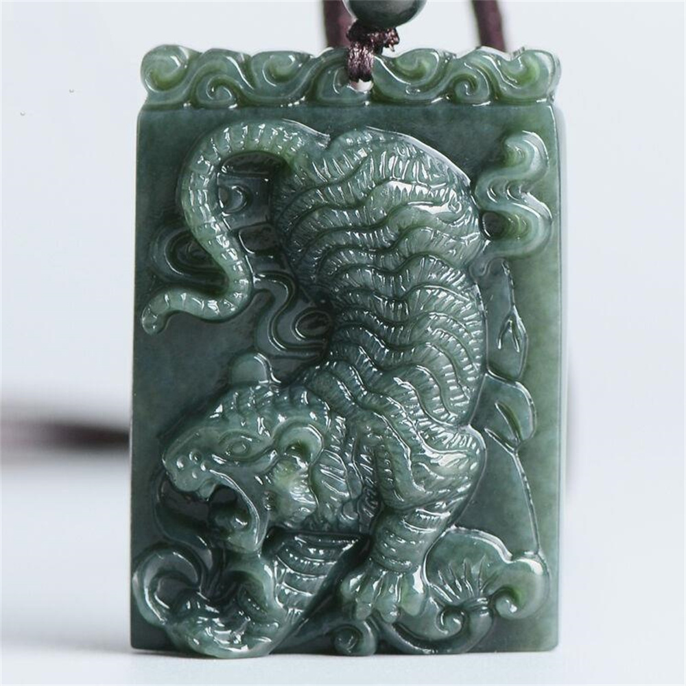 Natural Dark Green HeTian Jade - Vintage Collectible Toys ulasan dan harga
