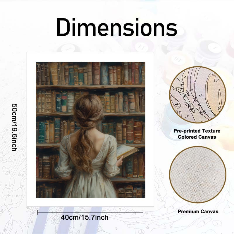 DIY Oil Painting By Numbers Vi - Vintage Toys Collection ulasan dan harga