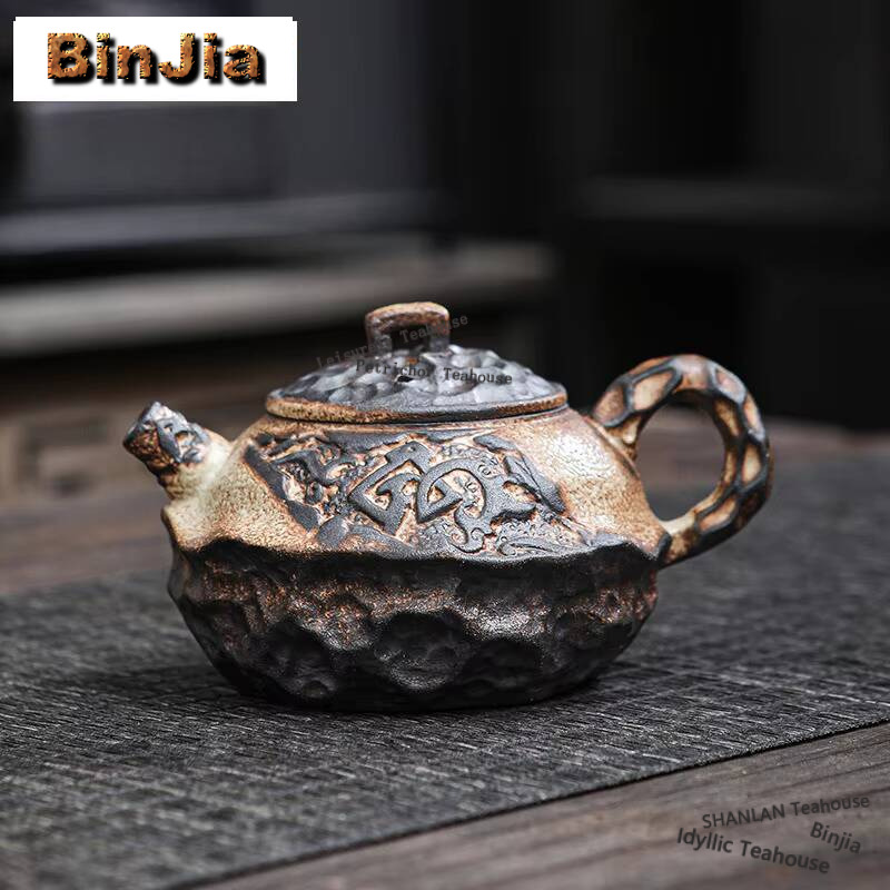 Japanese Old Rock Mud Teapot V - Vintage Collectible Accessories ulasan dan harga
