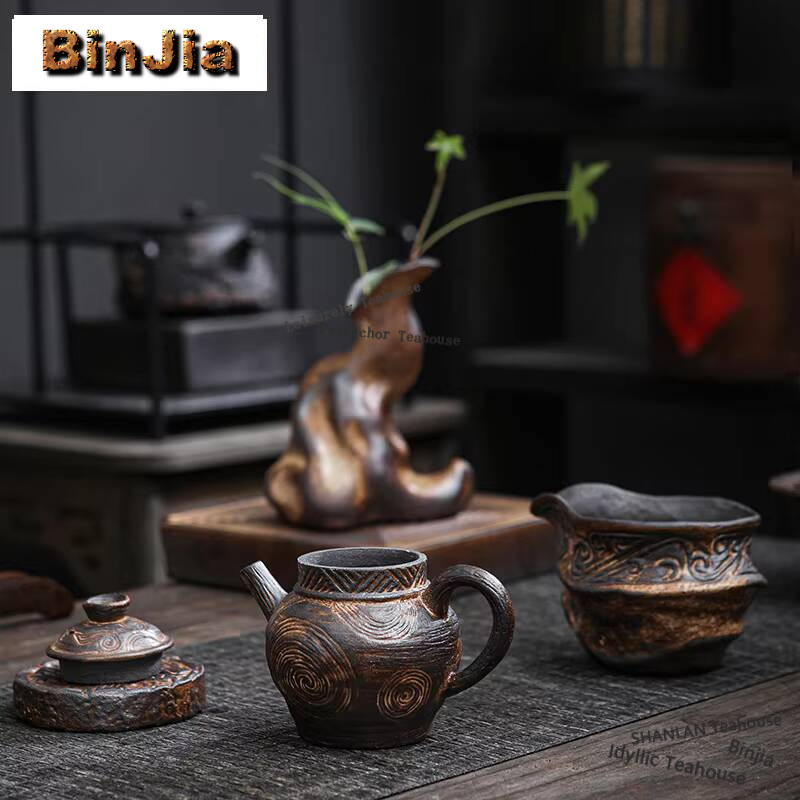 Japanese Old Rock Mud Teapot V - Vintage Collectible Accessories ulasan dan harga