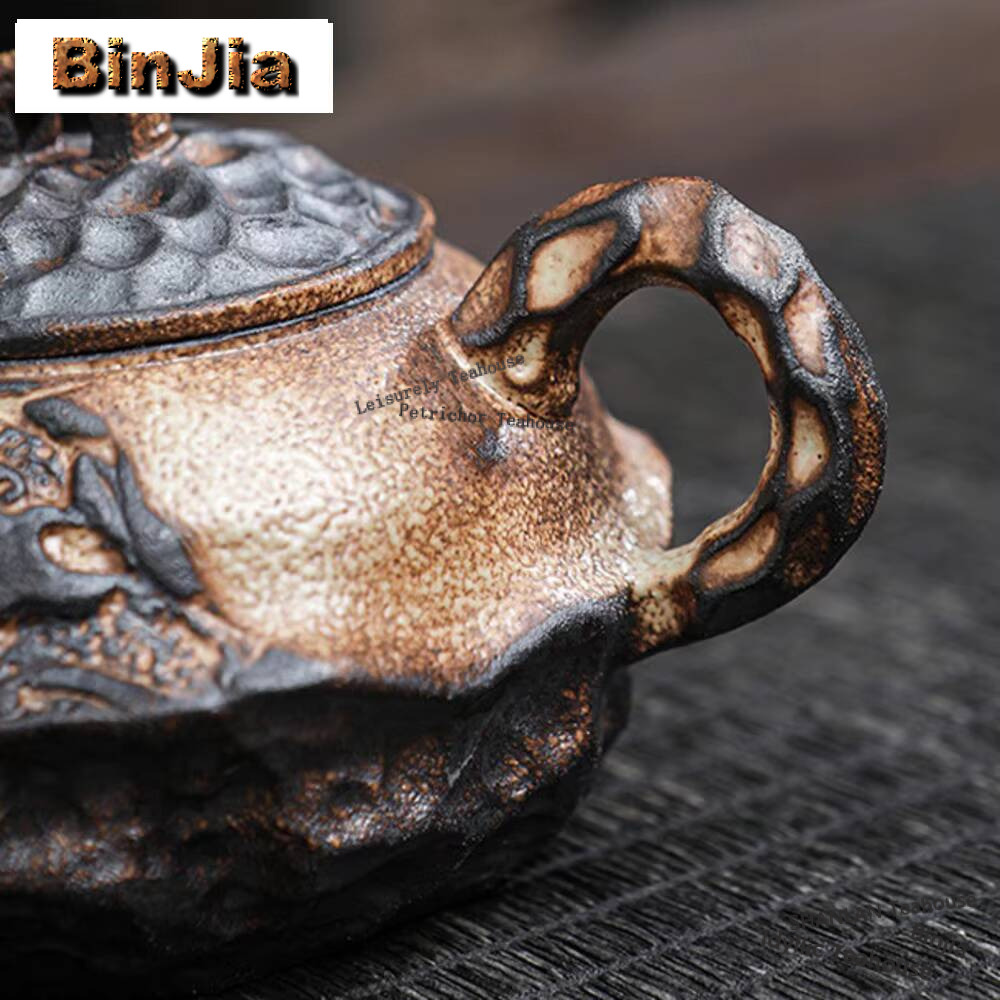 Japanese Old Rock Mud Teapot V - Vintage Collectible Accessories ulasan dan harga