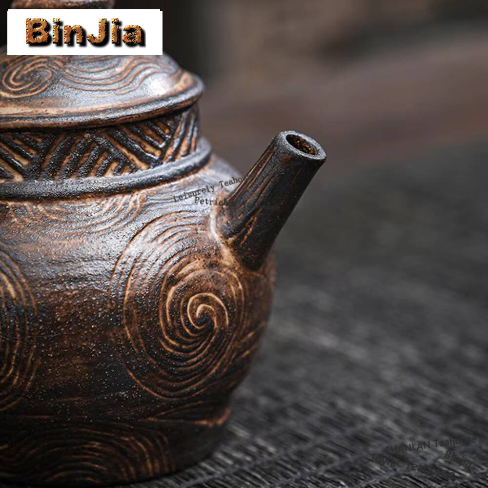 Japanese Old Rock Mud Teapot V - Vintage Collectible Accessories ulasan dan harga