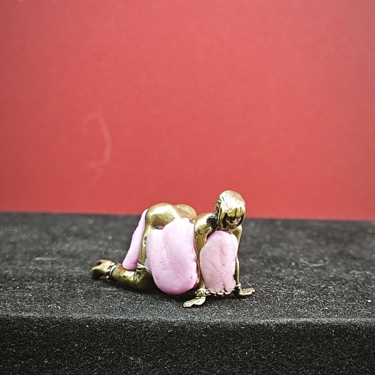 Antique Brass Miniature Art Fi - Vintage Collectible Ornaments ulasan dan harga