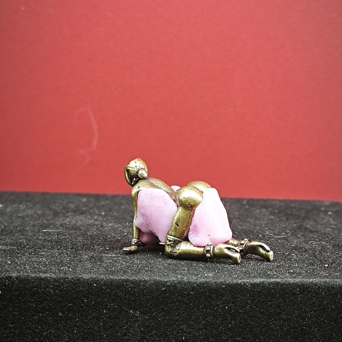 Antique Brass Miniature Art Fi - Vintage Collectible Ornaments ulasan dan harga