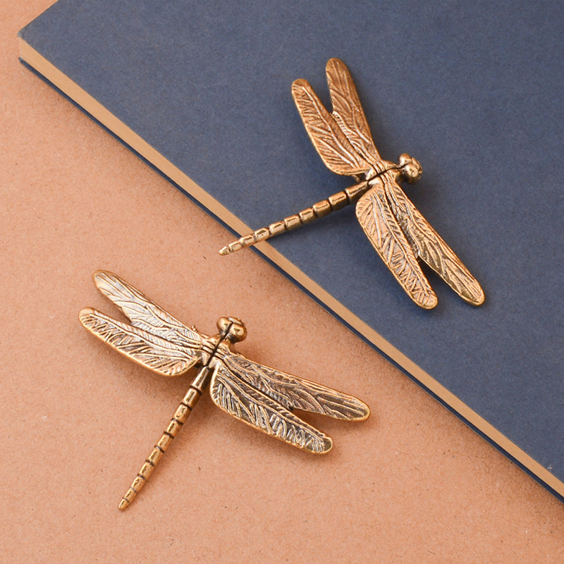 New【Vintage Brass Dragonfly Or - Vintage Collectible Ornaments ulasan dan harga