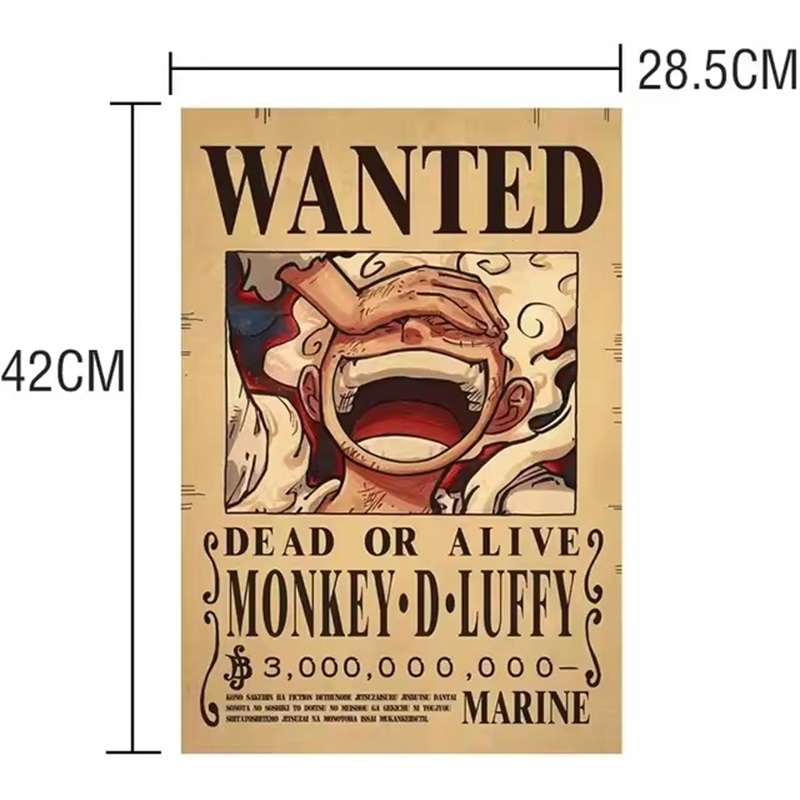 Anime One Piece Bounty Wanted  - Vintage Collectibles Toys ulasan dan harga