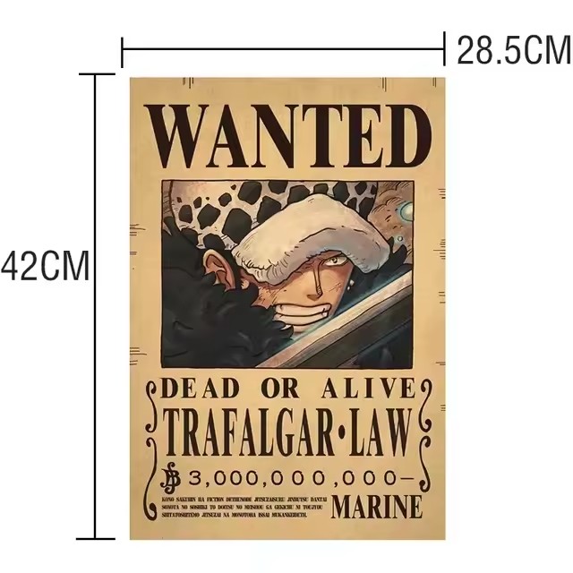 Anime One Piece Bounty Wanted  - Vintage Collectibles Toys ulasan dan harga
