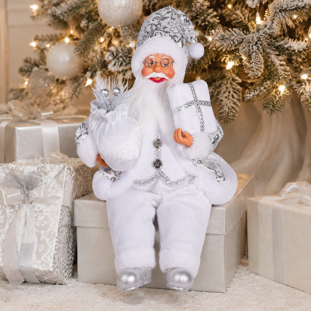 1pc White Santa Claus Decorati - Vintage Collectible Santa ulasan dan harga