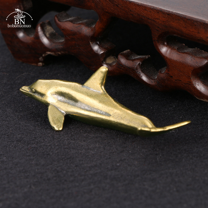 Solid Brass Dolphin Ornaments  - Vintage Collectible Ornaments ulasan dan harga