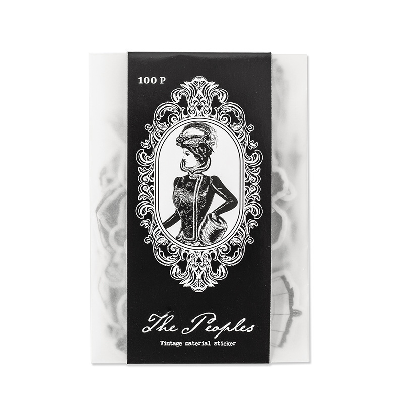 1pack/100pcs Vintage Black Whi - Vintage Toys Collection ulasan dan harga