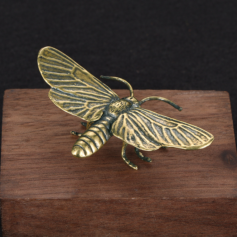 Solid Brass Moth Ornament Anti - Vintage Collectible Accessories ulasan dan harga
