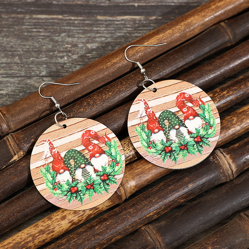 New Vintage Wooden Christmas C - Vintage Collectible Santa ulasan dan harga